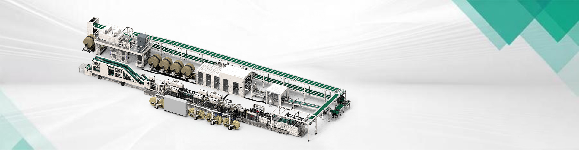 Integrated Inline Paper Valve Bag Production Line